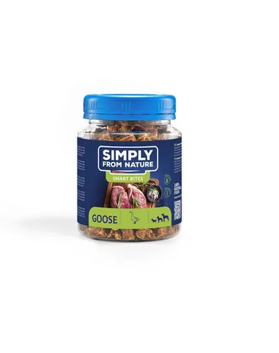SIMPLY FROM NATURE Smart Bites Snack pentru caini, din gasca 130 g