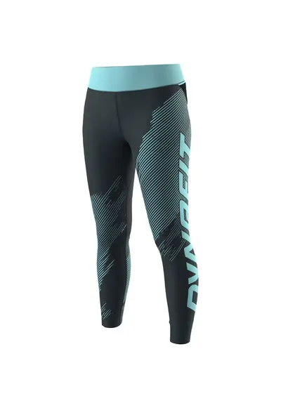 Colanti alergare dama Ultra Graphic - Negru/Albastru