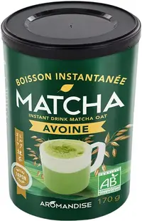 Băutură tonifiantă cu matcha și ovăz, 170 g, Aromandise