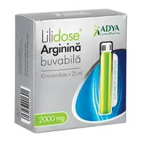Arginina Buvabila 2000 mg Lilidose, 25 ml x 10 doze, Adya Green Pharma