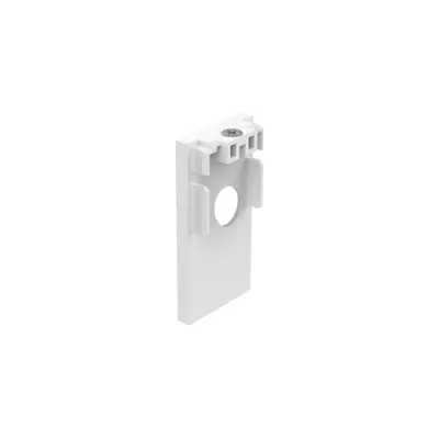 Accesoriu corp de iluminat Ego end cap high con foro Alb