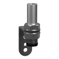 Accesoriu de montare universal, Coloana luminoasa modulara Harmony XV4/XV6/XVB7, Suport metalic in forma de L si stalp din aluminiu de 100mm