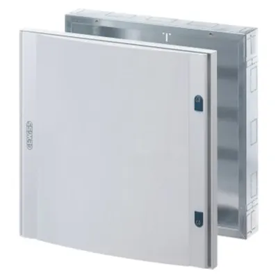 Cvx Tablou Electric 160i - Flush-Mounting - 600x600x105 - 96(24x4) Module - Ip40 - Blank Door in Sheet Metal- With 2 Locks -Grey Ral7035