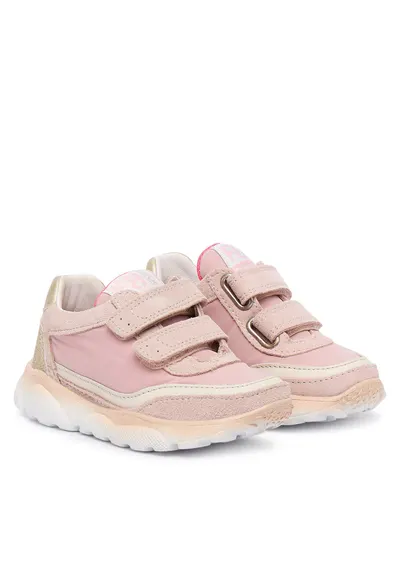 Pantofi copii - model Cipria/Platinum - piele naturala - pentru fete - roz
