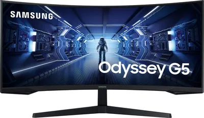 Monitor gaming Samsung - LC34G55T, 34'', 165Hz, 1ms, FreeSync, curbat, curbat
