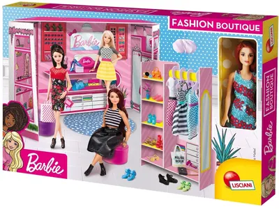 Set creativ Lisciani Giochi Barbie - Butic de modă cu păpușă Barbie inclusă