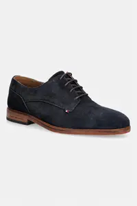 Tommy Hilfiger pantofi pentru bărbați, din piele întoarsă HILFIGER SUEDE DRESS SHOE