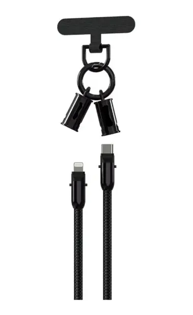 Cablu de date Type C la Lightning 30W cu curea si conexiune magnetica Andowl Q SJ16B