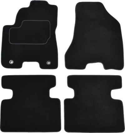Covorase auto (set, velur, 4 bucati, culoare negru) HYUNDAI TUCSON dupa 2004