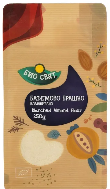 Făină bio de migdale, 250 g, Biosvyat
