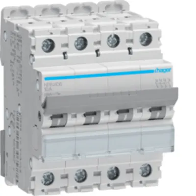 Disjunctor 4P, 6A, 25kA, C, 4M