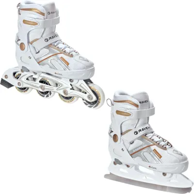 Patine Raven Pulse, Alb/Auriu