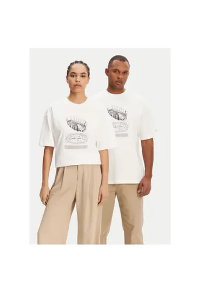 Tricou Unisex 630092 - Bumbac/Bumac reciclat - Alb - Alb