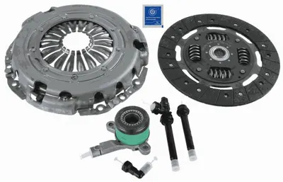 Kit ambreiaj cu rulment hidraulic (242mm) potrivit NISSAN PRIMASTAR; OPEL VIVARO A; RENAULT TRAFIC II 2.5D 03.01