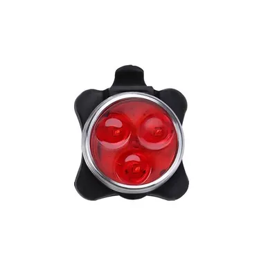 Stop spate 3 LED, reincarcabil USB, 4 moduri luminare