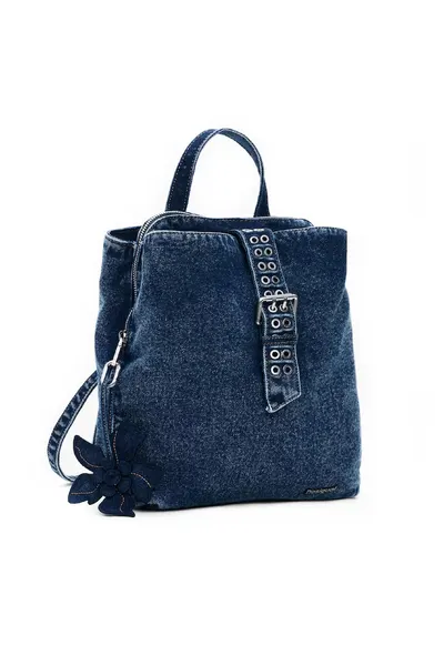 Rucsac de dama - seria Curio Denim Sumy Mini - Albastru