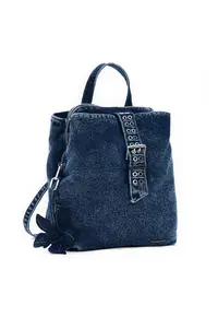 Rucsac de dama - seria Curio Denim Sumy Mini - Albastru