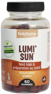 Lumi Sun – Formulă pentru un bronz uniform, 60 comprimate gélificate, Nat&Form