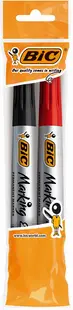 Marker permanent BIC Marking - Negru și roșu