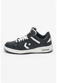 Pantofi sport de piele Weapon - Negru/Alb optic