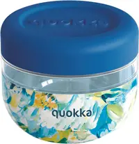 Borcan pentru mâncare Quokka Bubble - Blue Peonies, 500 ml