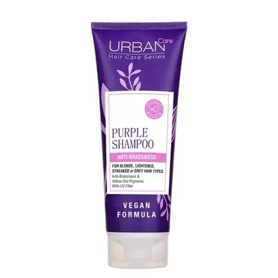 Sampon mov fara sulfati pentru par blond Purple, 250 ml, Urban Care