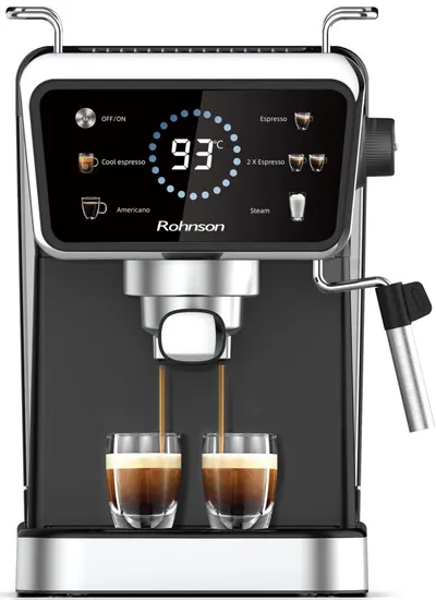 Apărat de cafea Rohnson - R-98015, 20 bar, 1.5 l, neagră