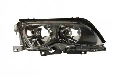 Far dreapta (H7, reglaj electric, cu motoras, fundal negru) BMW Seria 3 2001-2006