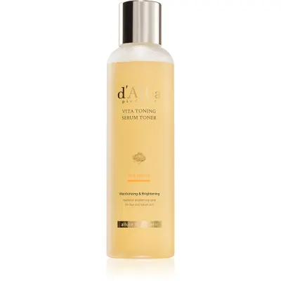 d'Alba Vita Toning Serum Toner tonic hidratant pentru strălucirea și netezirea pielii 180 ml