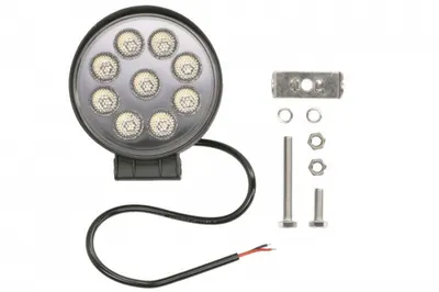 Lumina lucru (LED, 12 24 30V, 22W, 2200lm, numar diode: 9x3W, inaltime: 127mm, adancime: 50mm, diametru: 115mm, lungime cablu: 0,45m, lumina dispersata)