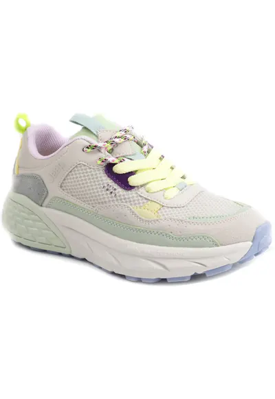 Sneakers dama JL51513A WHITE/LIGHT MINT - Multicolor