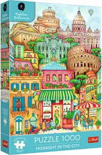 Puzzle Trefl din 1000 de piese - Miezul nopții la Roma