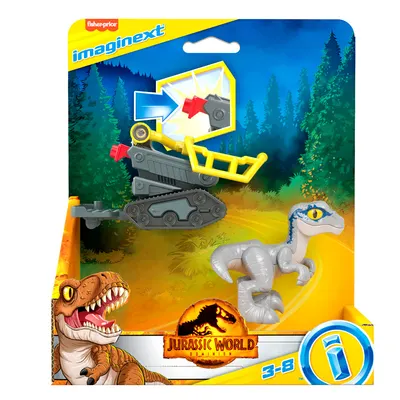 Figurina dinozaur si accesoriu, Imaginext Jurassic World, Baby Beta, HKG16