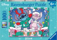 Puzzle Ravensburger din 100 XXL piese - Crăciunul lui Stitch