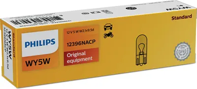 Bec Fara Soclu Wy5W 12V Set 10 Buc Philips