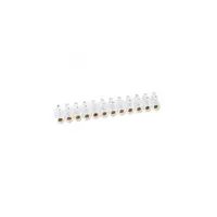 Connection strip Nylbloc - capacity 10 mm² - max. current 57 A - alb