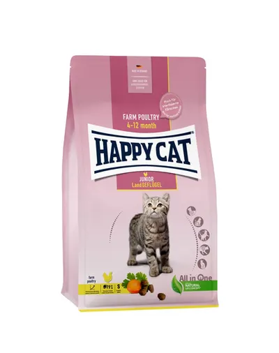 HAPPY CAT Junior Country hrana uscata pentru pisoi, cu pasari de curte 10 kg