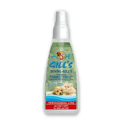 Spray dentar pentru animale Gill's: 100 ml, igienă orală câini și pisici