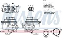 Supapa Egr Potrivit Audi A3, A4 Allroad B8, A4 B8, A5, A6 C6, Q5, Tt; Seat Altea, Altea Xl, Exeo, Exeo St, Leon, Toledo Iii; Skoda Octavia Ii, Superb Ii, Yeti; Vw Beetle, Eos 2.0d 05.03-