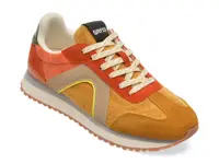Pantofi sport GRYXX galbeni, 24294, din material textil si piele naturala