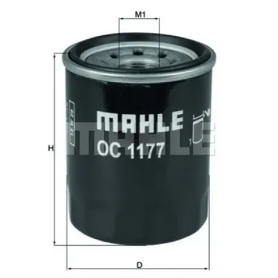Filtru ulei MAHLE ORIGINAL OC 1177