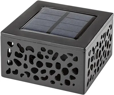 Lampă solară cu LED Rabalux - Medulin 7032, IP 44, 0.5 W, DC 1.2 V, 8 lm, 3000 k, negru