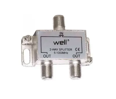 Splitter CATV coaxial (antena tv) 2 porturi 1000 MHz, SPLT-FC/2-WL