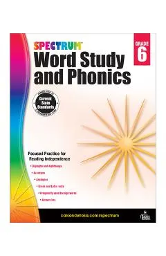 Spectrum Word Study and Phonics, Grade 6