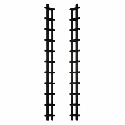 Sistem Glisiere Aluminiu–Profil Durabil pentru panouri glisante, 3 m,Black