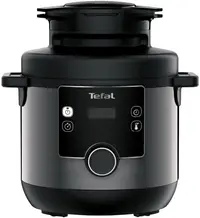 MulticookerTefal - Turbo Cuisine &amp; Fry, 1200W, 10+5 programe, gri/negru