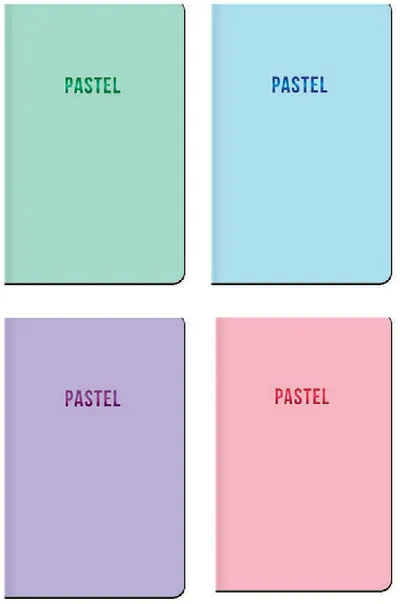 Carnețel Lastva Pastel- A6, 96 foi, sortiment