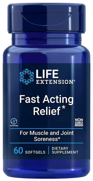 Fast Acting Relief, 60 capsule softgel, Life Extension