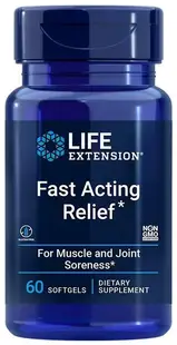 Fast Acting Relief, 60 capsule softgel, Life Extension