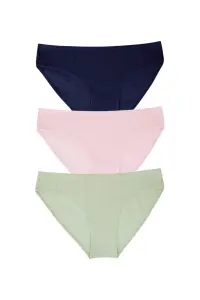Set 3 perechi de chiloti din bumbac, pentru dama, 35200, Multicolor